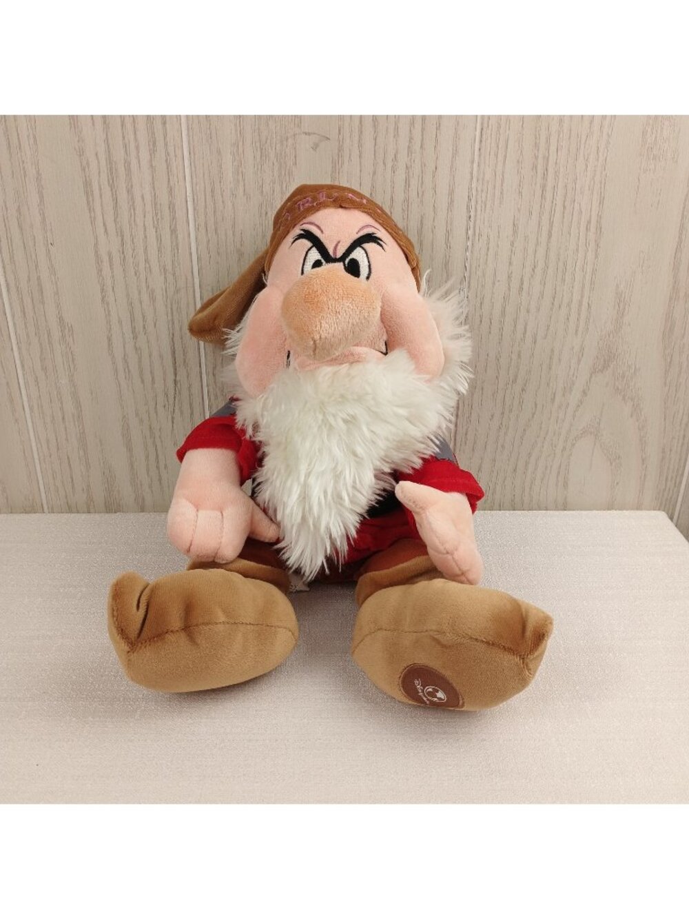 Grumpy 7 Dwarfs Plush Disney Store Snow White Stuffed Toy 15” Dwarf